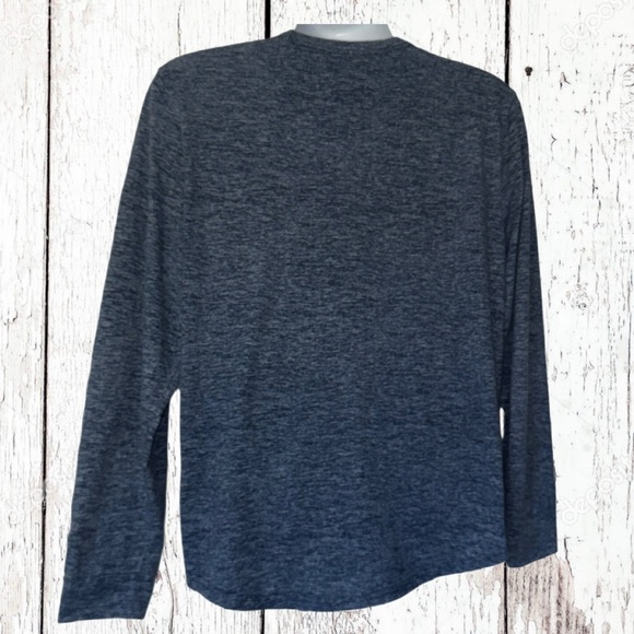 Hollister Men’s Long Sleeve Graphic Tee  Size M | California Surf Logo Navy Blue - Picture 5 of 14